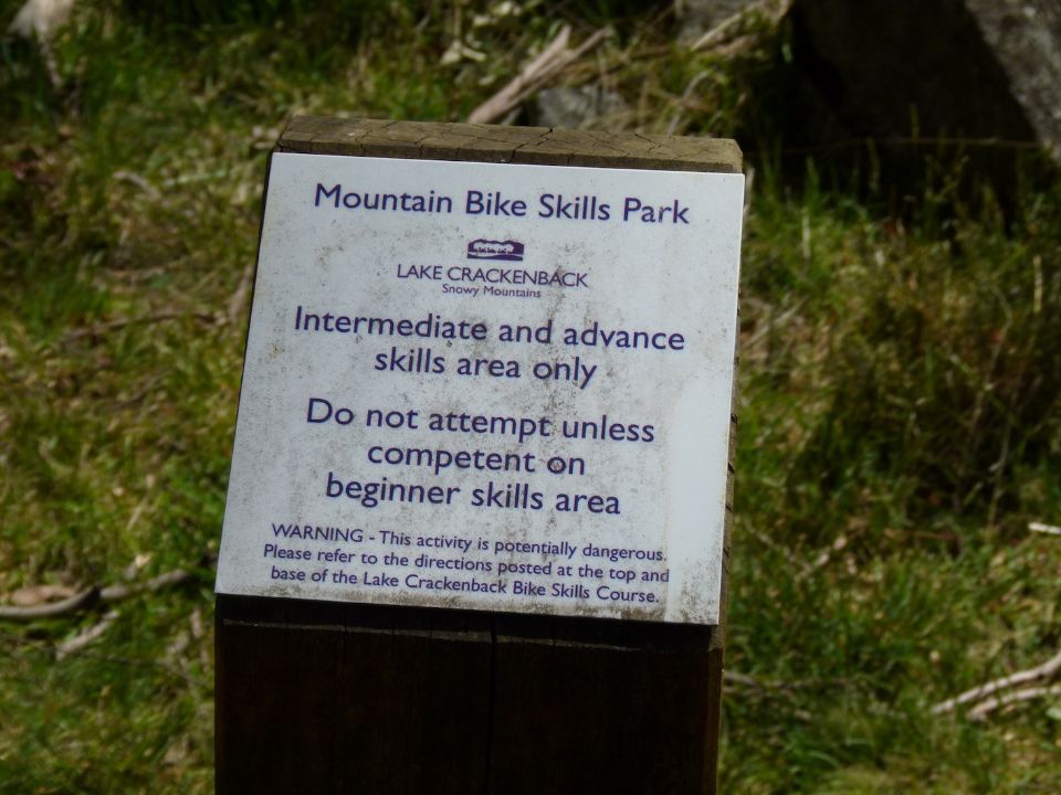 Skill area sign - intermediate